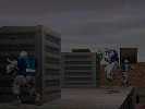 SAS patrol moving up on a roof (downtown)